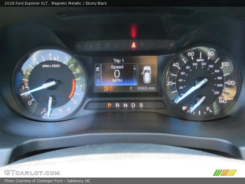 Magnetic Metallic / Ebony Black 2018 Ford Explorer XLT