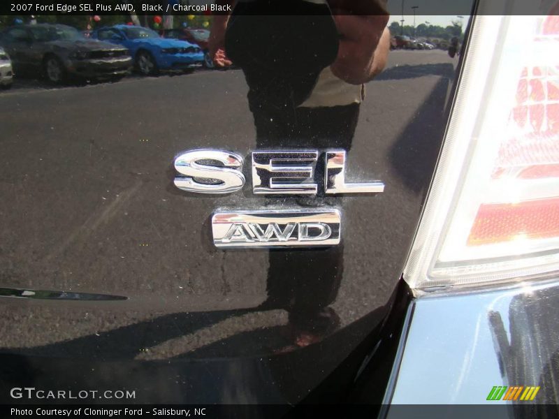 Black / Charcoal Black 2007 Ford Edge SEL Plus AWD