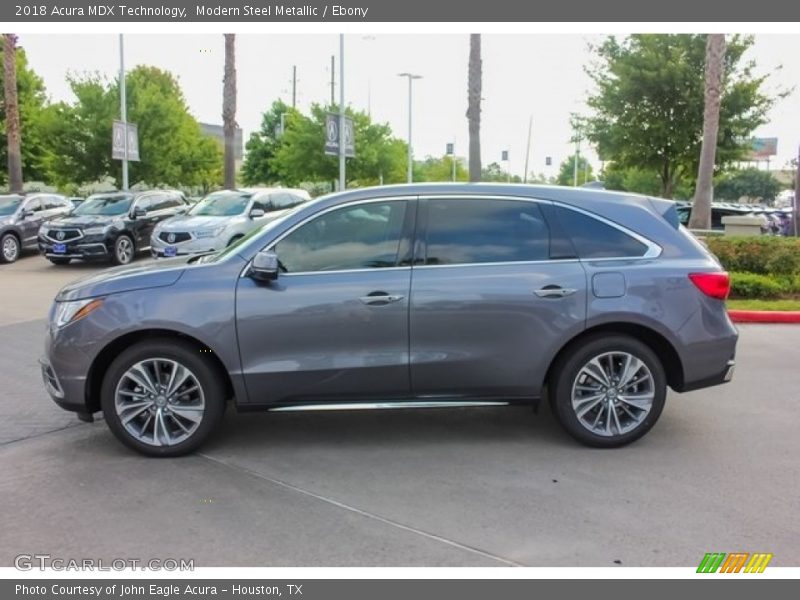 Modern Steel Metallic / Ebony 2018 Acura MDX Technology