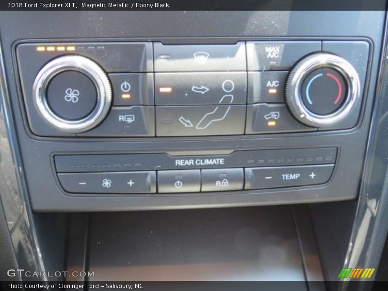 Magnetic Metallic / Ebony Black 2018 Ford Explorer XLT