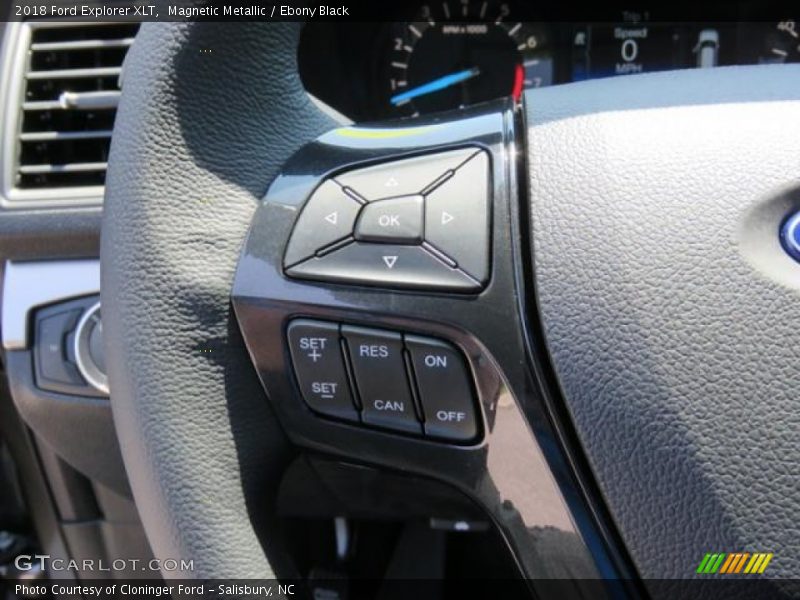 Magnetic Metallic / Ebony Black 2018 Ford Explorer XLT