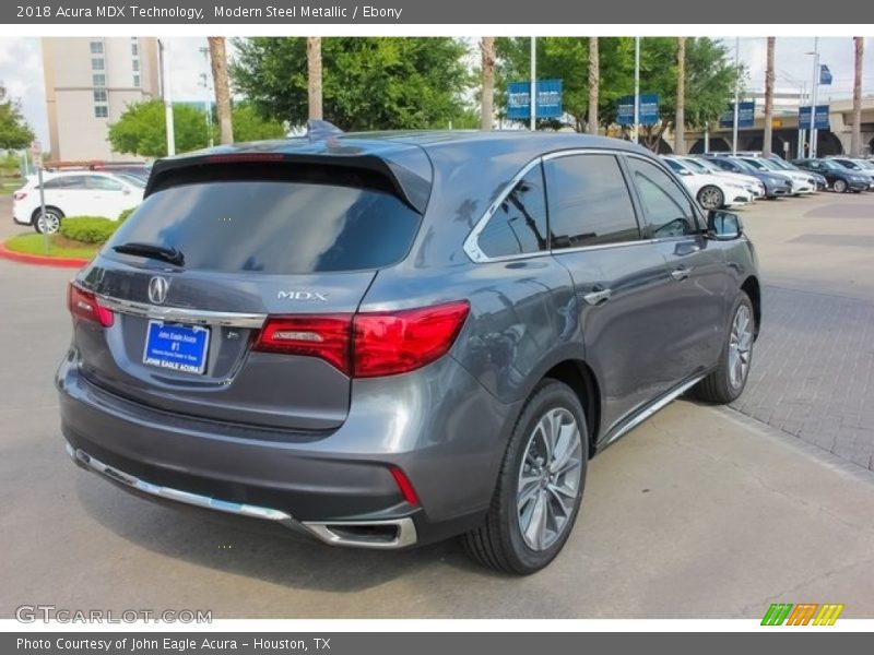 Modern Steel Metallic / Ebony 2018 Acura MDX Technology