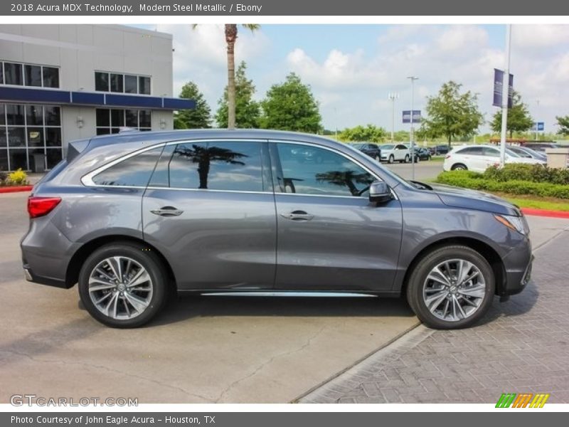Modern Steel Metallic / Ebony 2018 Acura MDX Technology