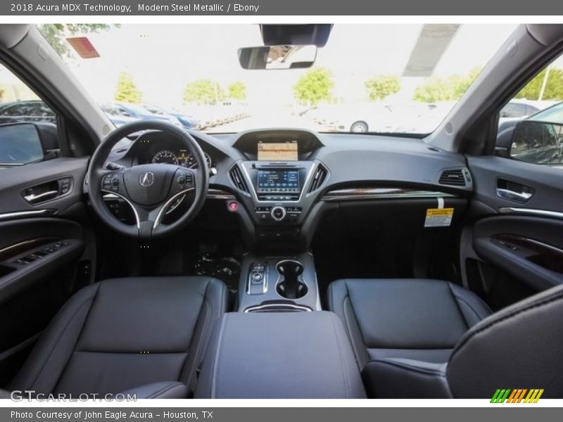 Modern Steel Metallic / Ebony 2018 Acura MDX Technology