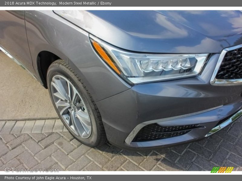 Modern Steel Metallic / Ebony 2018 Acura MDX Technology