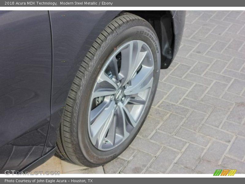 Modern Steel Metallic / Ebony 2018 Acura MDX Technology
