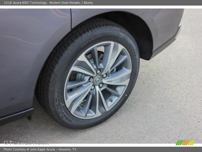 Modern Steel Metallic / Ebony 2018 Acura MDX Technology