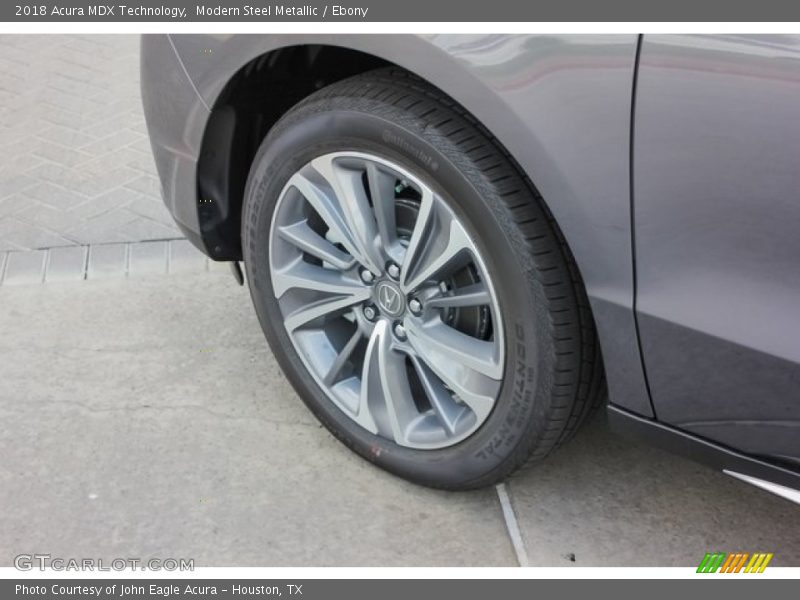 Modern Steel Metallic / Ebony 2018 Acura MDX Technology
