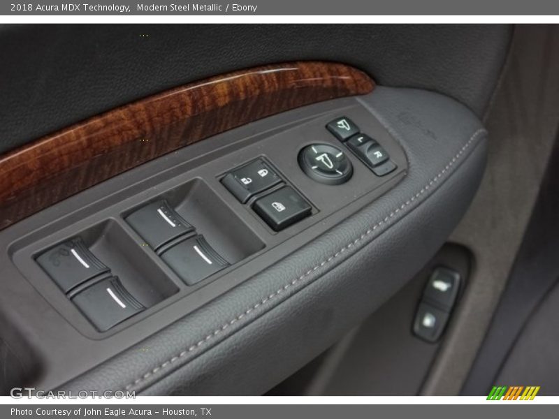 Modern Steel Metallic / Ebony 2018 Acura MDX Technology