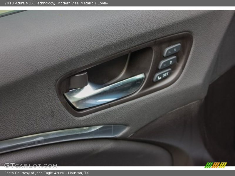 Modern Steel Metallic / Ebony 2018 Acura MDX Technology