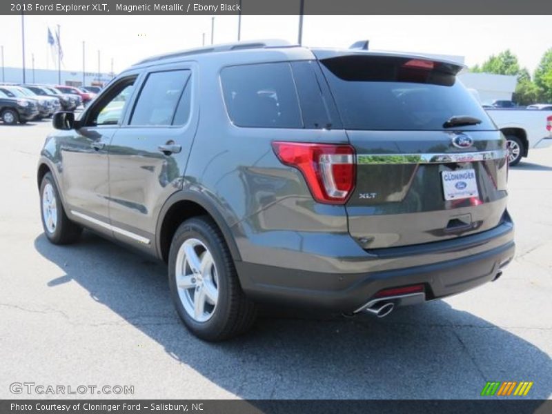 Magnetic Metallic / Ebony Black 2018 Ford Explorer XLT