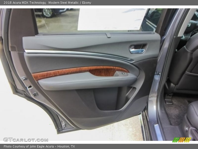 Modern Steel Metallic / Ebony 2018 Acura MDX Technology