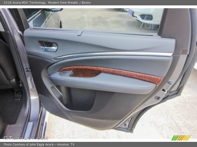 Modern Steel Metallic / Ebony 2018 Acura MDX Technology