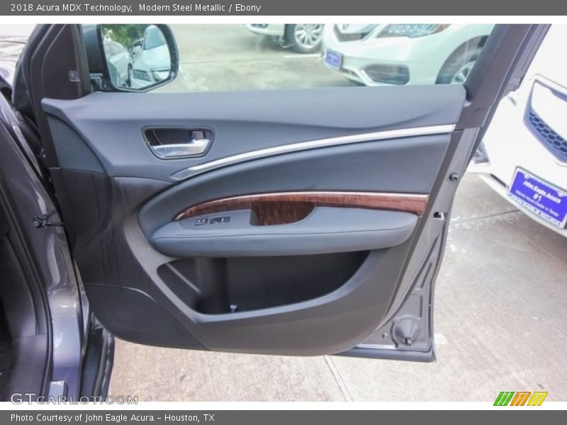 Modern Steel Metallic / Ebony 2018 Acura MDX Technology