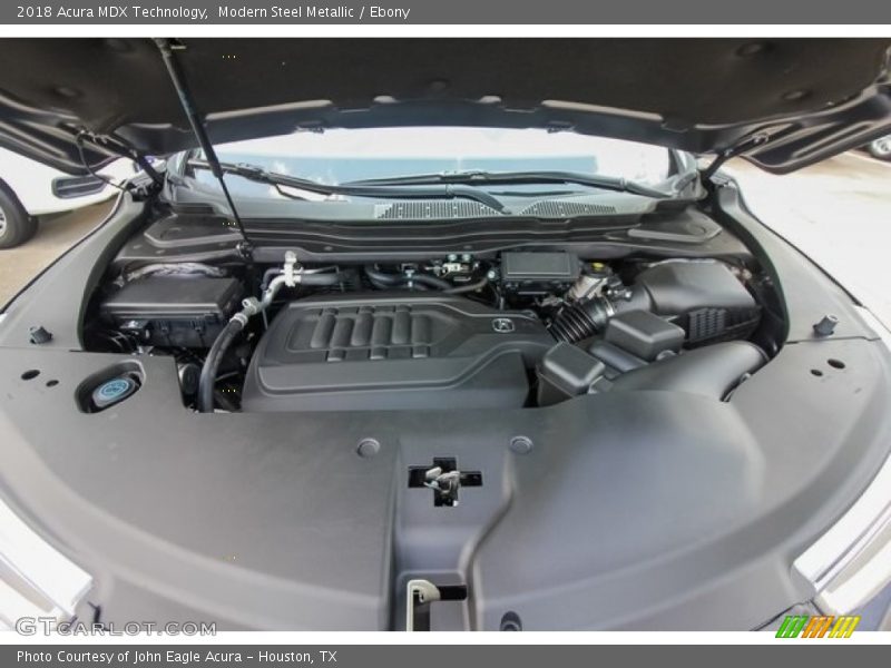 Modern Steel Metallic / Ebony 2018 Acura MDX Technology