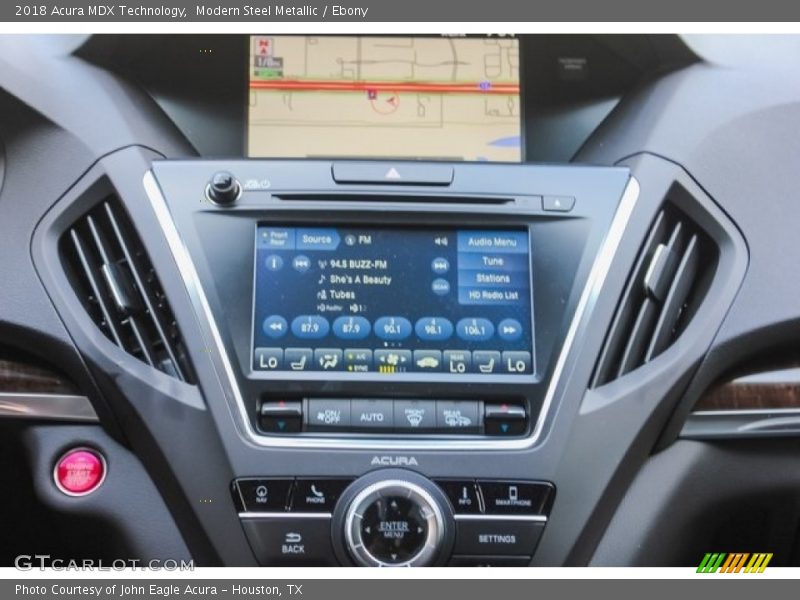 Modern Steel Metallic / Ebony 2018 Acura MDX Technology