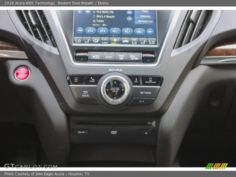 Modern Steel Metallic / Ebony 2018 Acura MDX Technology