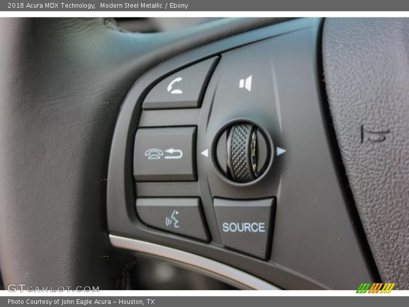 Modern Steel Metallic / Ebony 2018 Acura MDX Technology