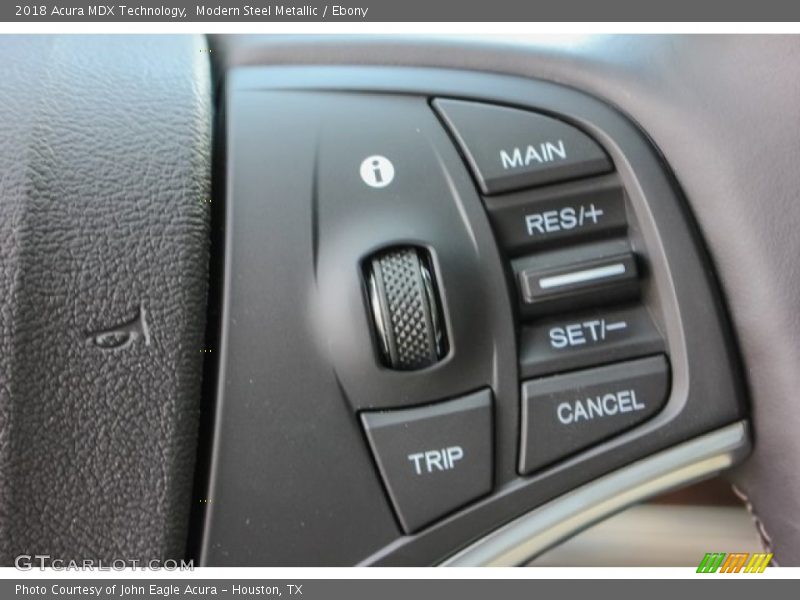 Modern Steel Metallic / Ebony 2018 Acura MDX Technology