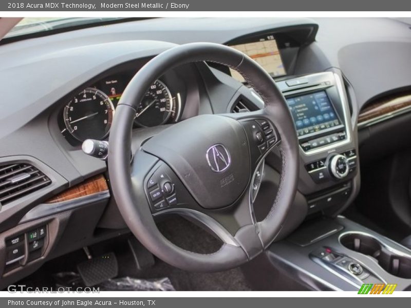 Modern Steel Metallic / Ebony 2018 Acura MDX Technology