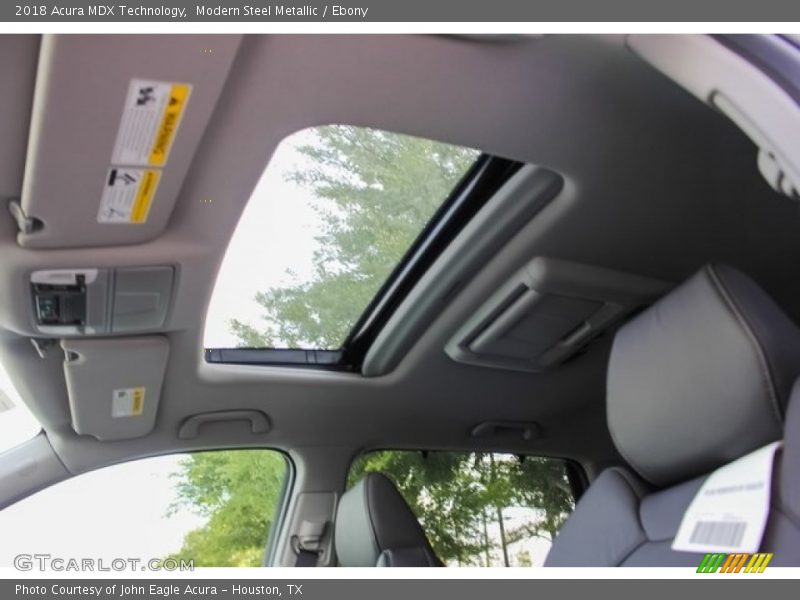 Modern Steel Metallic / Ebony 2018 Acura MDX Technology