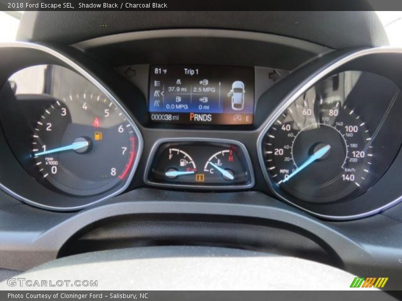 Shadow Black / Charcoal Black 2018 Ford Escape SEL