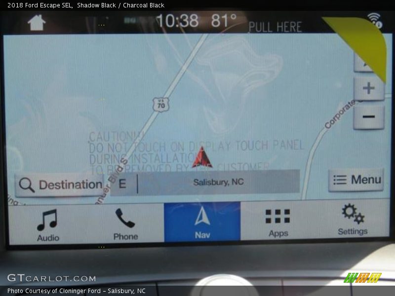 Shadow Black / Charcoal Black 2018 Ford Escape SEL