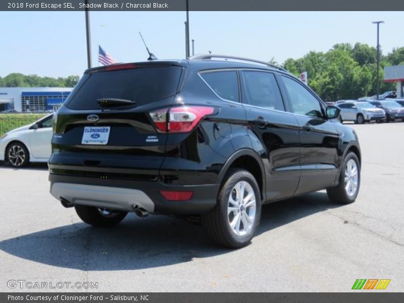 Shadow Black / Charcoal Black 2018 Ford Escape SEL