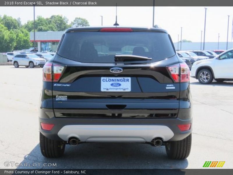 Shadow Black / Charcoal Black 2018 Ford Escape SEL