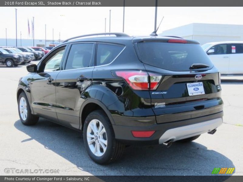 Shadow Black / Charcoal Black 2018 Ford Escape SEL
