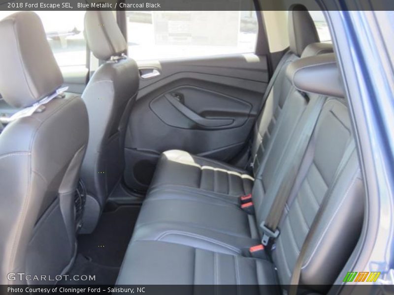 Blue Metallic / Charcoal Black 2018 Ford Escape SEL