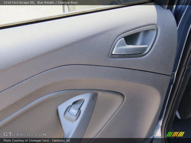Blue Metallic / Charcoal Black 2018 Ford Escape SEL
