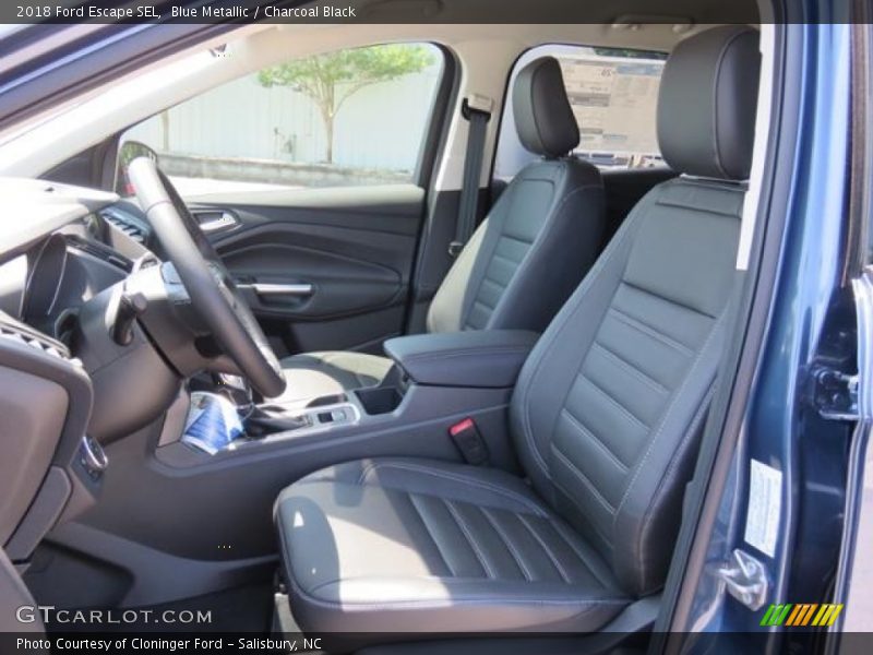 Blue Metallic / Charcoal Black 2018 Ford Escape SEL