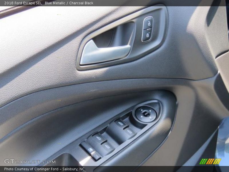 Blue Metallic / Charcoal Black 2018 Ford Escape SEL