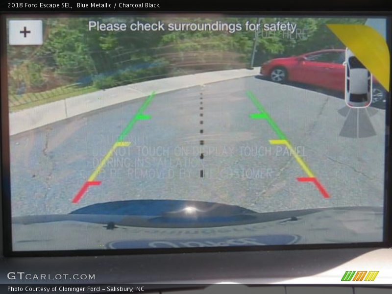 Blue Metallic / Charcoal Black 2018 Ford Escape SEL