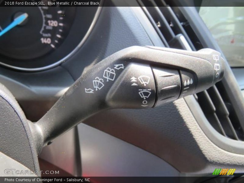 Blue Metallic / Charcoal Black 2018 Ford Escape SEL