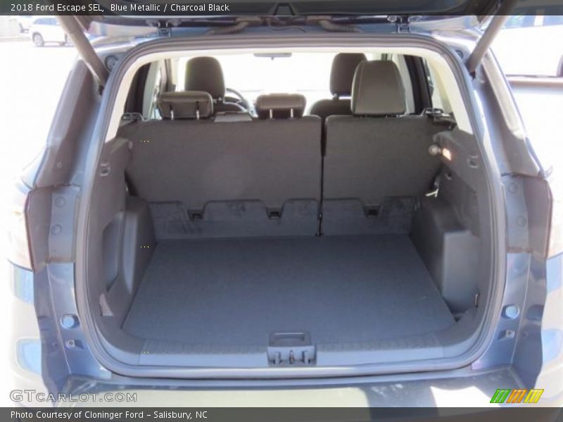 Blue Metallic / Charcoal Black 2018 Ford Escape SEL