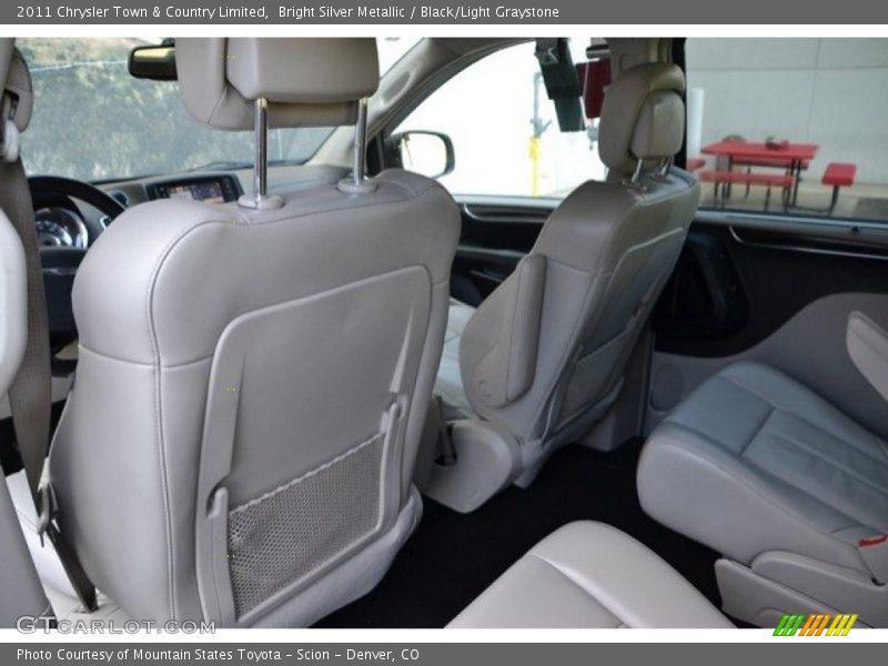 Bright Silver Metallic / Black/Light Graystone 2011 Chrysler Town & Country Limited