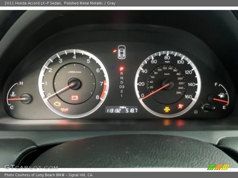 Polished Metal Metallic / Gray 2011 Honda Accord LX-P Sedan