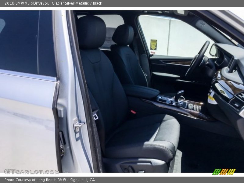 Glacier Silver Metallic / Black 2018 BMW X5 xDrive35i