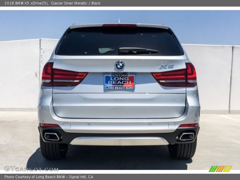 Glacier Silver Metallic / Black 2018 BMW X5 xDrive35i