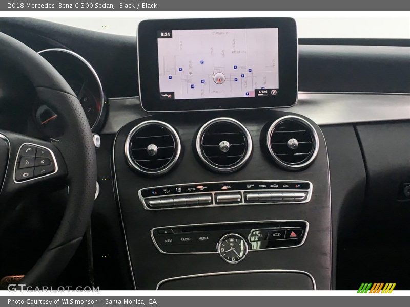 Black / Black 2018 Mercedes-Benz C 300 Sedan