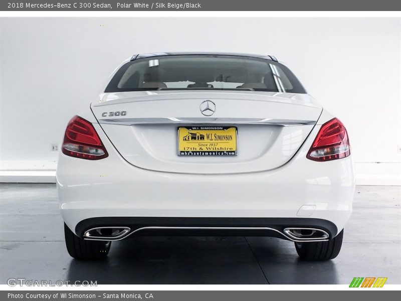 Polar White / Silk Beige/Black 2018 Mercedes-Benz C 300 Sedan