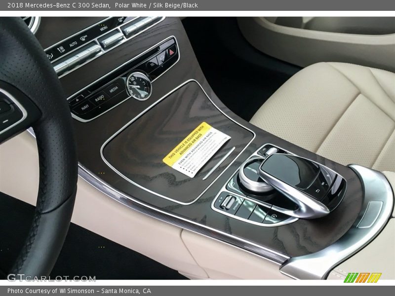 Polar White / Silk Beige/Black 2018 Mercedes-Benz C 300 Sedan