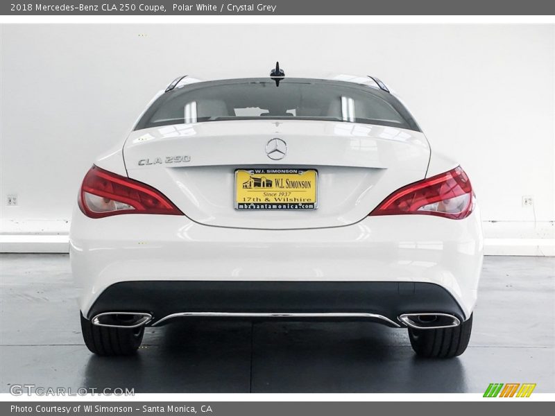 Polar White / Crystal Grey 2018 Mercedes-Benz CLA 250 Coupe