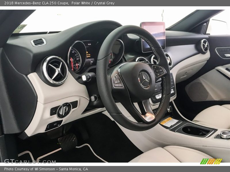 Polar White / Crystal Grey 2018 Mercedes-Benz CLA 250 Coupe