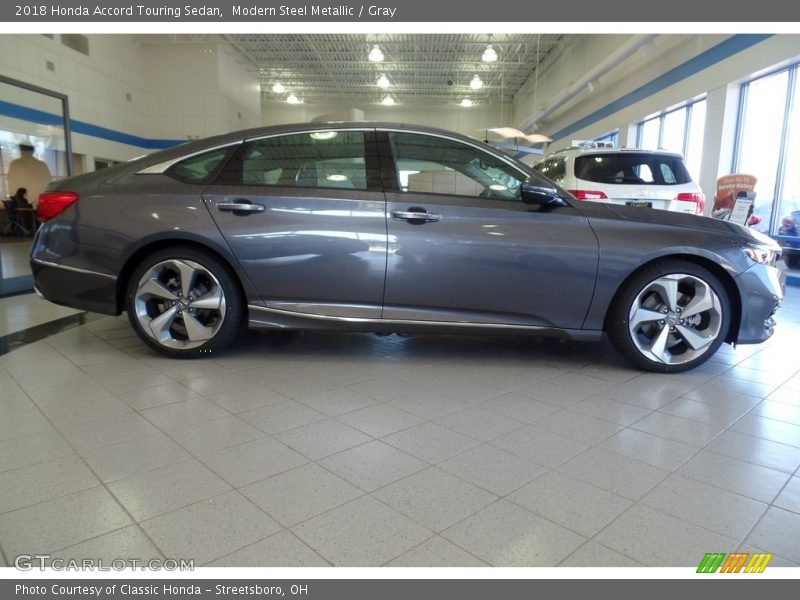 Modern Steel Metallic / Gray 2018 Honda Accord Touring Sedan