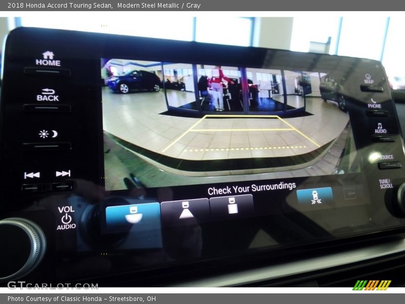 Modern Steel Metallic / Gray 2018 Honda Accord Touring Sedan