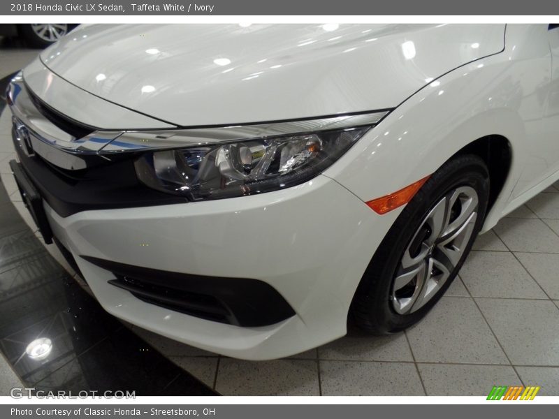 Taffeta White / Ivory 2018 Honda Civic LX Sedan