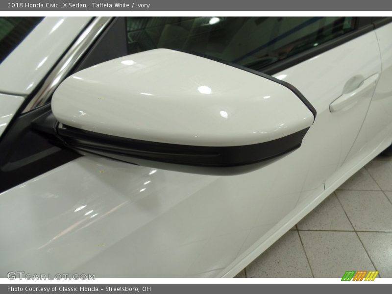 Taffeta White / Ivory 2018 Honda Civic LX Sedan